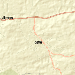 Glött Street Map