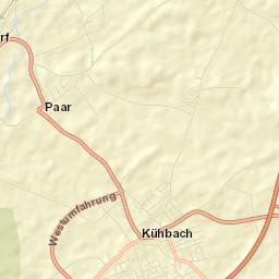Kühbach Street Map