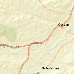 Gerzen Street Map