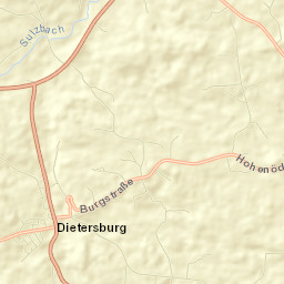 Dietersburg Street Map