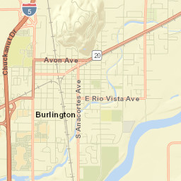 Burlington Street Map