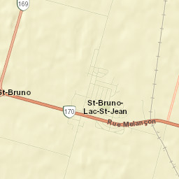 Saint-Bruno Street Map