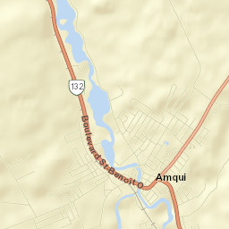 Amqui Street Map