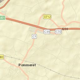 Pommeret Street Map