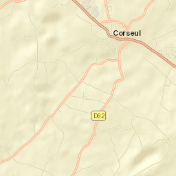 Corseul Street Map