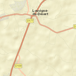 Louvigné-du-Désert Street Map