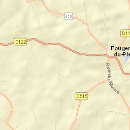 Fougerolles-du-Plessis Street Map