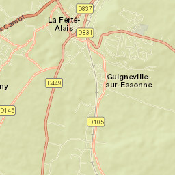 La Ferté-Alais Street Map