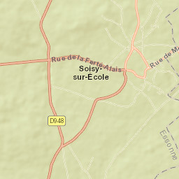 Soisy-sur-École Street Map