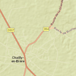 Chailly-en-Bière Street Map