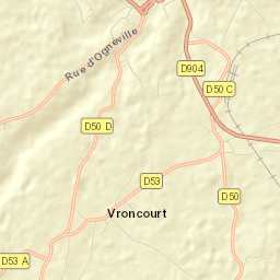 Vézelise Street Map