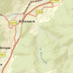 La Broque Street Map