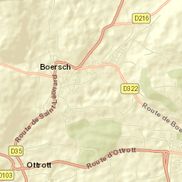 Bœrsch Street Map