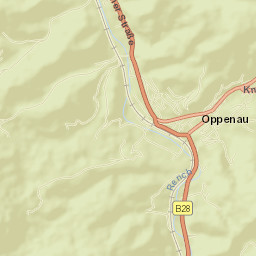 Oppenau Street Map