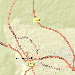 Freudenstadt Street Map