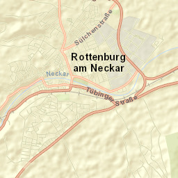 Rottenburg Street Map