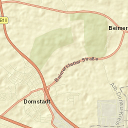 Dornstadt Street Map