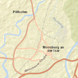 Moosburg Street Map