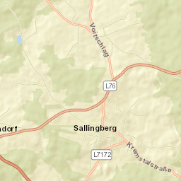 Sallingberg Street Map