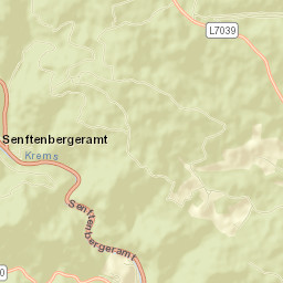 Politischer Bezirk Krems Street Map