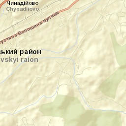 Chynadiyovo Street Map