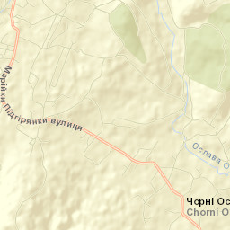 Bili Oslavy Street Map