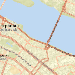 Dnipro Street Map