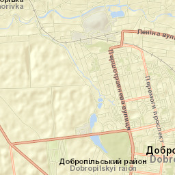 Dobropillya Street Map