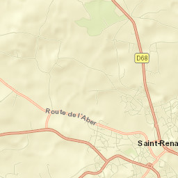 Saint-Renan Street Map