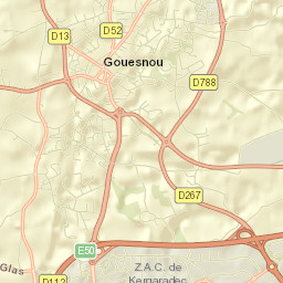 Gouesnou Street Map