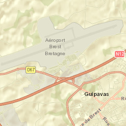 Guipavas Street Map