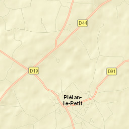Plélan-le-Petit Street Map