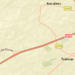 Trélivan Street Map