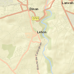 Lanvallay Street Map
