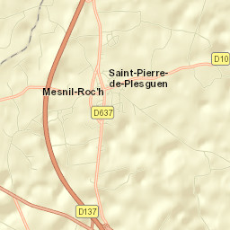 Saint-Pierre-de-Plesguen Street Map