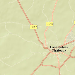 Lassay-les-Châteaux Street Map