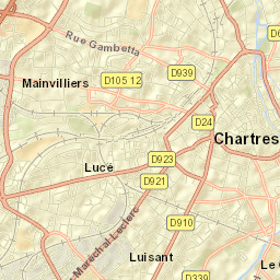 Mainvilliers Street Map