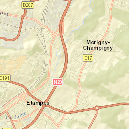 Morigny-Champigny Street Map