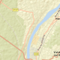 Héricy Street Map