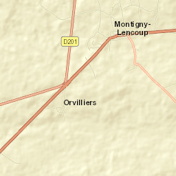 Montigny-Lencoup Street Map