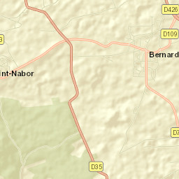 Bernardswiller Street Map