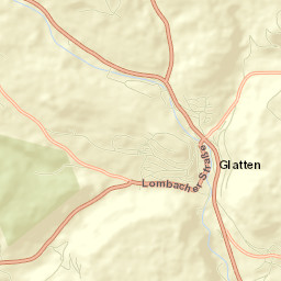 Glatten Street Map
