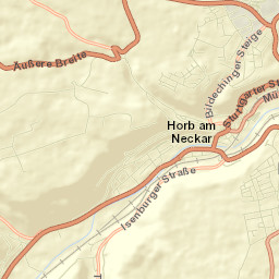 Horb am Neckar Street Map