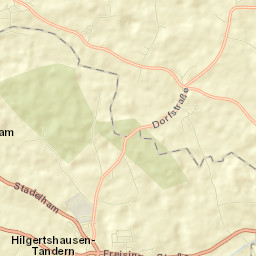 Hilgertshausen-Tandern Street Map