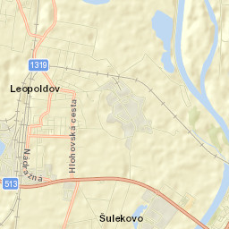 Leopoldov Street Map