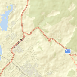 Hlohovec Street Map