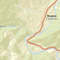 Yaremche Street Map