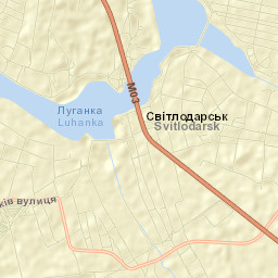 Luhans’ke Street Map