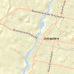 Jonquière Street Map