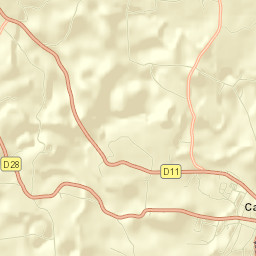Callac Street Map